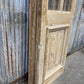 Antique French Double Doors (39.5x92) 14 Pane Glass, European Reclaimed G222