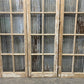 Antique French Double Doors (66x79) 10 Pane Glass, European Reclaimed G223