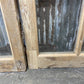 Antique French Double Doors (66x79) 10 Pane Glass, European Reclaimed G223