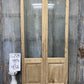 Antique French Double Doors (44.5x93.5) 1 Pane Glass, European Reclaimed G224
