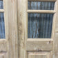 Antique French Double Doors (35x94.5) 7 Pane Glass, European Reclaimed G225