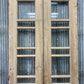 Antique French Double Doors (35x94.5) 7 Pane Glass, European Reclaimed G225