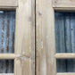 Antique French Double Doors (35x94.5) 7 Pane Glass, European Reclaimed G225