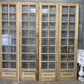 Antique French Double Doors (95.5x95) 16 Pane Glass, European Reclaimed G227