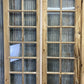 Antique French Double Doors (95.5x95) 16 Pane Glass, European Reclaimed G227