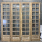 Antique French Double Doors (95.5x95) 16 Pane Glass, European Reclaimed G227