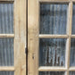 Antique French Double Doors (95.5x95) 16 Pane Glass, European Reclaimed G227