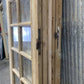 Antique French Double Doors (95.5x95) 16 Pane Glass, European Reclaimed G227
