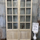 Antique French Double Doors (47.5x81.75) 8 Pane Glass, European Reclaimed G229
