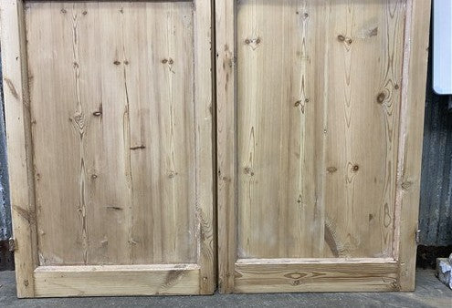 Antique French Double Doors (44x85.75) 4 Pane Glass, European Reclaimed G230