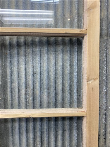 Antique French Double Doors (44x85.75) 4 Pane Glass, European Reclaimed G230