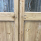 Antique French Double Doors (44x85.75) 4 Pane Glass, European Reclaimed G230