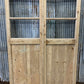 Antique French Double Doors (44x85.75) 4 Pane Glass, European Reclaimed G230