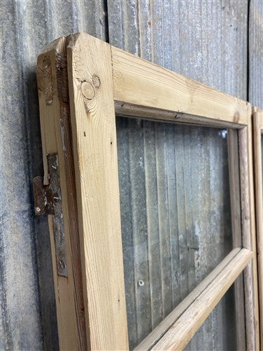 Antique French Double Doors (44x85.75) 4 Pane Glass, European Reclaimed G230