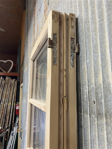Antique French Double Doors (44x85.75) 4 Pane Glass, European Reclaimed G230