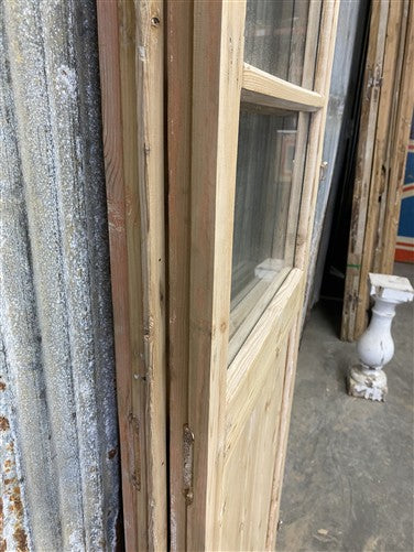 Antique French Double Doors (44x85.75) 4 Pane Glass, European Reclaimed G230