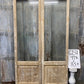 Antique French Double Doors (47.5x83) 1 Pane Glass, European Reclaimed G231