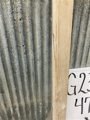 Antique French Double Doors (47.5x83) 1 Pane Glass, European Reclaimed G231
