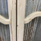 Antique French Double Doors (53.5x91) 4 Pane Glass, European Reclaimed G232