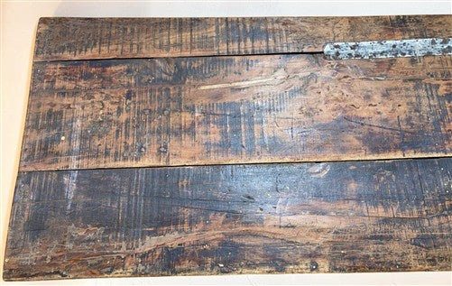 Reclaimed Wood Folding Table (68.5x23) Rustic Wood Dining Kitchen Island B143