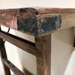 Reclaimed Wood Folding Table (68.5x23) Rustic Wood Dining Kitchen Island B143