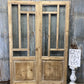 Antique French Double Doors (55x83) 5 Pane Glass, European Reclaimed G233