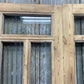 Antique French Double Doors (55x83) 5 Pane Glass, European Reclaimed G233