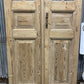 Antique French Double Doors (36.75x91) 5 Pane Glass, European Reclaimed G235