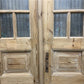 Antique French Double Doors (36.75x91) 5 Pane Glass, European Reclaimed G235