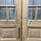 Antique French Double Doors (36.75x91) 5 Pane Glass, European Reclaimed G235