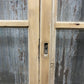 Antique French Double Doors (36x81) 8 Pane Glass, European Reclaimed G236