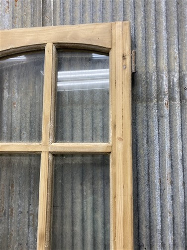 Antique French Double Doors (36x81) 8 Pane Glass, European Reclaimed G236