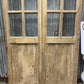 Antique French Double Doors (36x81) 8 Pane Glass, European Reclaimed G236