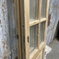 Antique French Double Doors (36x81) 8 Pane Glass, European Reclaimed G236