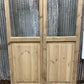 Antique French Double Doors (40.5x85) 3 Pane Glass, European Reclaimed G238