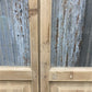 Antique French Double Doors (40.5x85) 3 Pane Glass, European Reclaimed G238