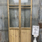 Antique French Double Doors (40.5x85) 3 Pane Glass, European Reclaimed G238
