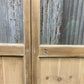 Antique French Double Doors (40.5x85) 3 Pane Glass, European Reclaimed G238