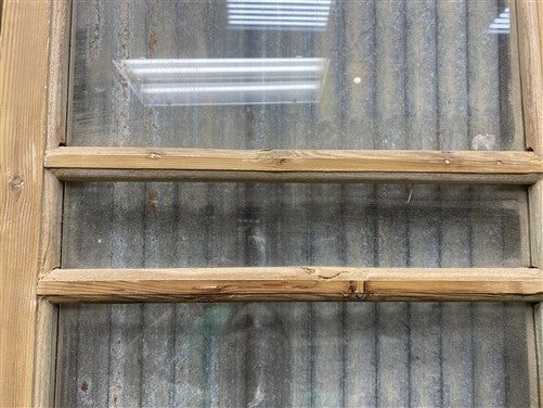 Antique French Double Doors (40.5x85) 3 Pane Glass, European Reclaimed G238