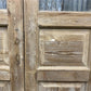 Antique French Double Doors (39x93) 3 Pane Glass, European Reclaimed G239