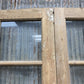Antique French Double Doors (39x93) 3 Pane Glass, European Reclaimed G239