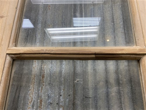 Antique French Double Doors (39x93) 3 Pane Glass, European Reclaimed G239