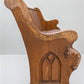 Wooden Church Pew, (4'11") Vintage Porch Bench, Entry Foyer, Dining Seating A22