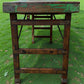 Reclaimed Wood Folding Table (68x22) Rustic Wood Dining Kitchen Island B145