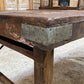 Reclaimed Wood Folding Table (69x22.25) Rustic Wood Dining Kitchen Island B146