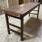 Reclaimed Wood Folding Table (69x22.25) Rustic Wood Dining Kitchen Island B146