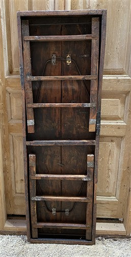 Reclaimed Wood Folding Table (69x22.25) Rustic Wood Dining Kitchen Island B146