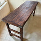 Reclaimed Wood Folding Table (68x22) Rustic Wood Dining Kitchen Island B148
