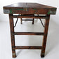 Reclaimed Wood Folding Table (68x22.25) Rustic Wood Dining Kitchen Island B149