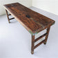 Reclaimed Wood Folding Table (68x22.25) Rustic Wood Dining Kitchen Island B149